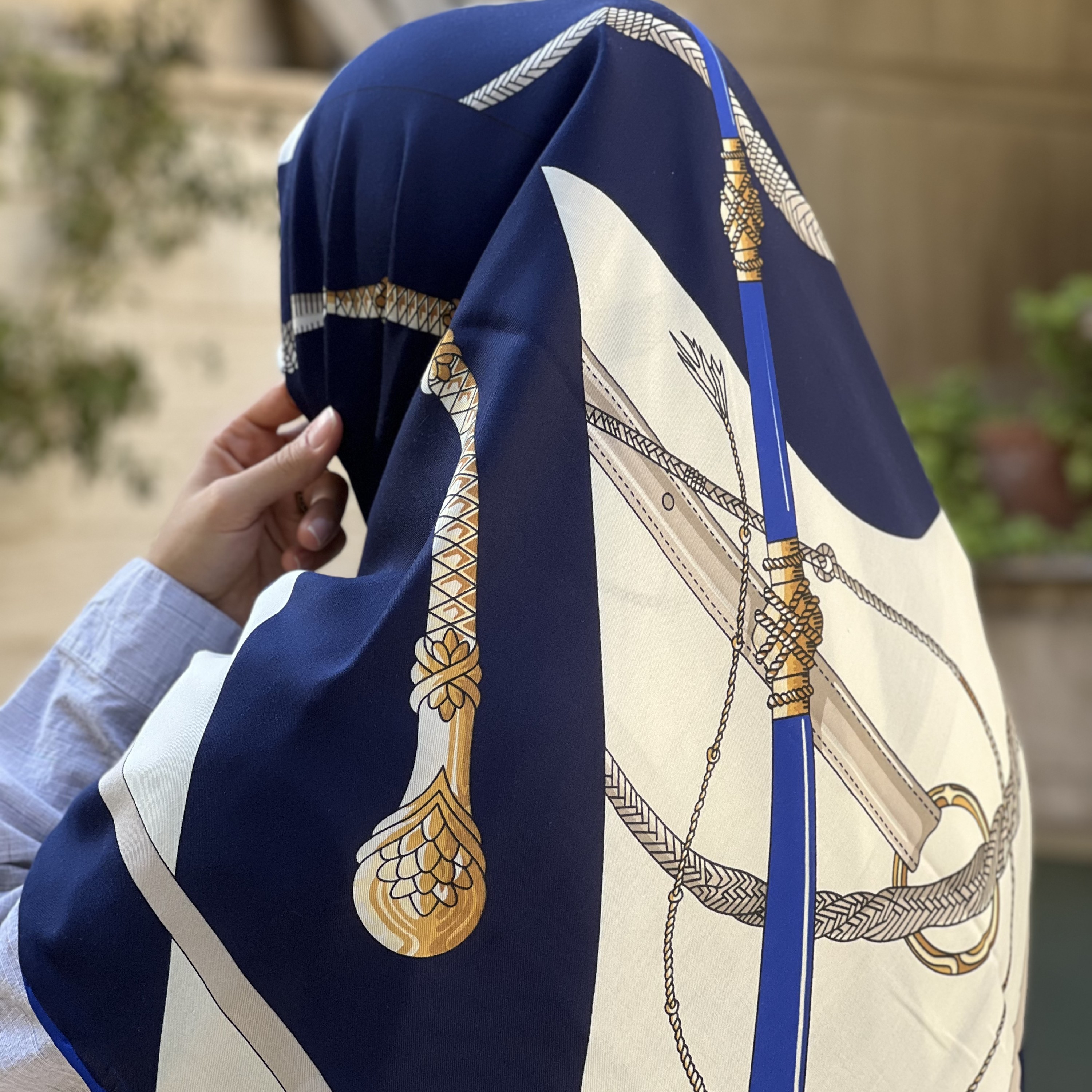 روسری جنس نخی کشمیر