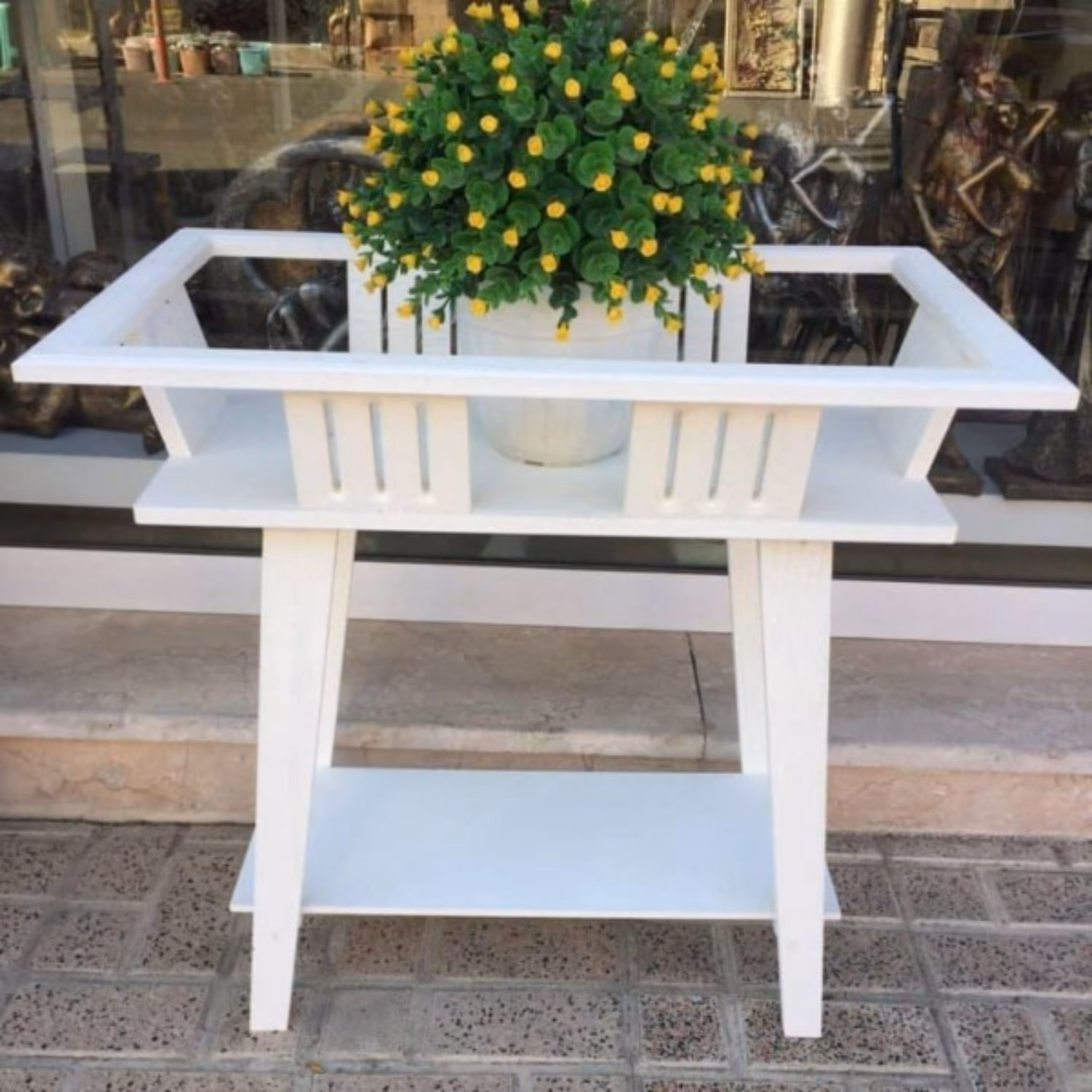 میز ایکیا 16 میل ام دی اف درجه 1 مخصوص نگهداری گل فوق العاده زیبا