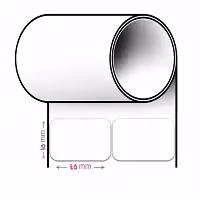 لیبل پرینتر سایز 45 * 15 (دو ردیفه)