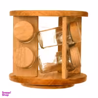 ست جای ادویه 8 پارچه مدل گردان رابروود کد 99081