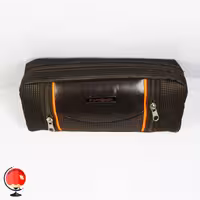 جامدادی اسپرت سه زیپ طرح پیرکاردین قهوه ای