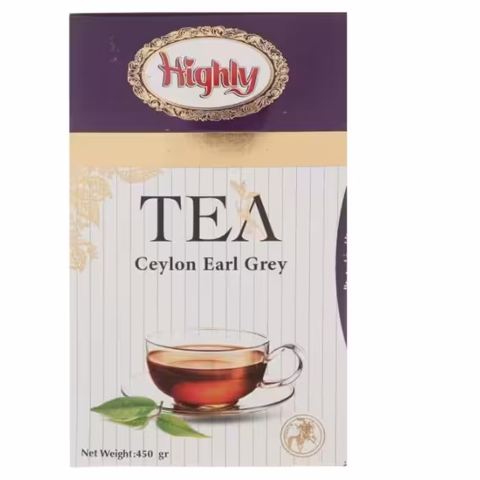 چای سیاه سیلان ارل گری هایلی  450 گرم 
