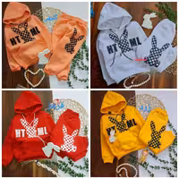 هودی شلوار خرگوشی اسپرت مناسب سن 2 تا 7 سال ارسال رایگان