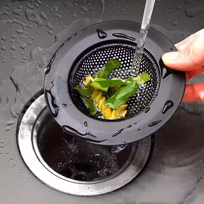 صافی سینک مشکی استیل ضدزنگ کد 113