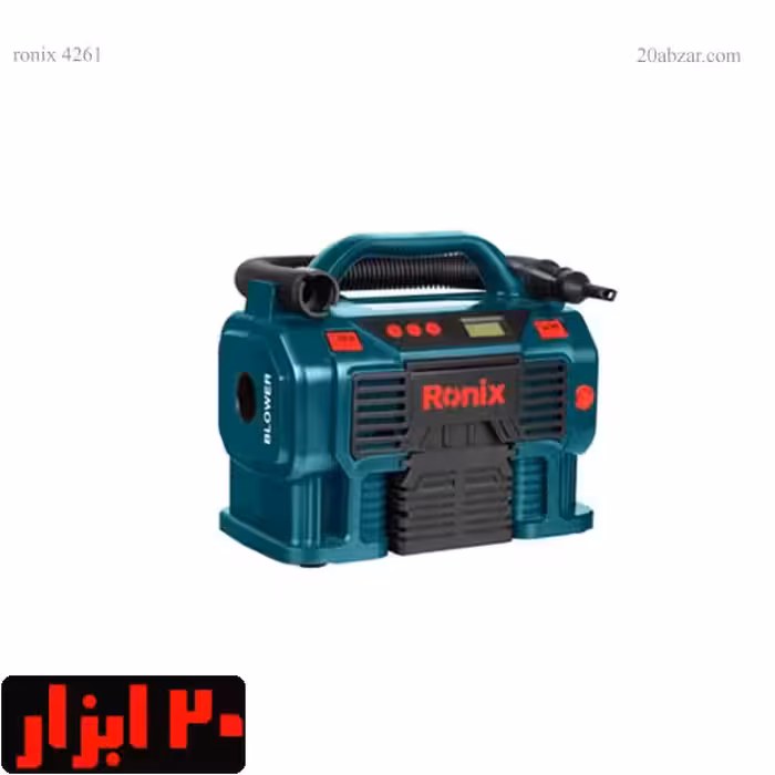 مینی کمپرسور 3 کاره فندکی و برق شهری بدون‌ کیف رونیکس مدل RH-4261