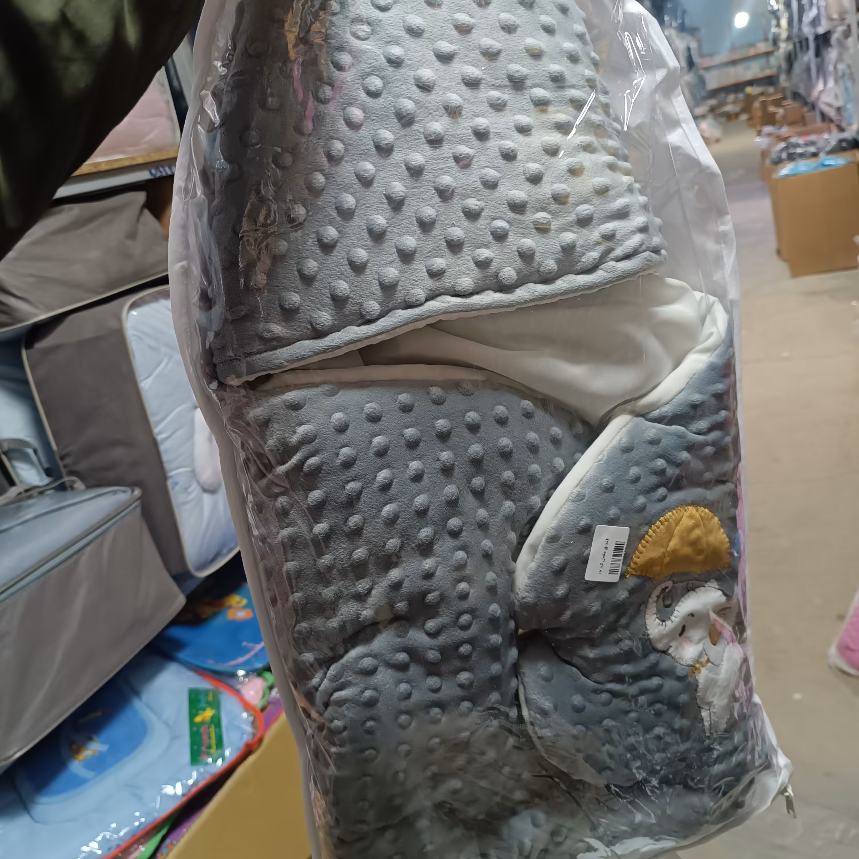 قنداق فرنگی مخمل فیل و چتر