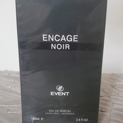 ادکلن ENCAGE NOIR EVENT لالیک مشکی ایونت مردانه با رایحه گرم و تلخ