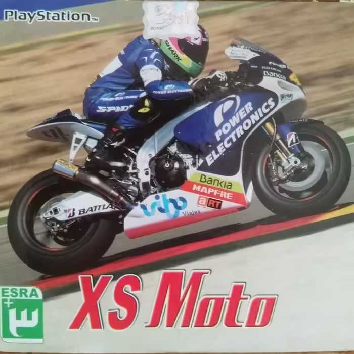 لوح زرین موتور سواری xs moto پلی استیشن1 ps1