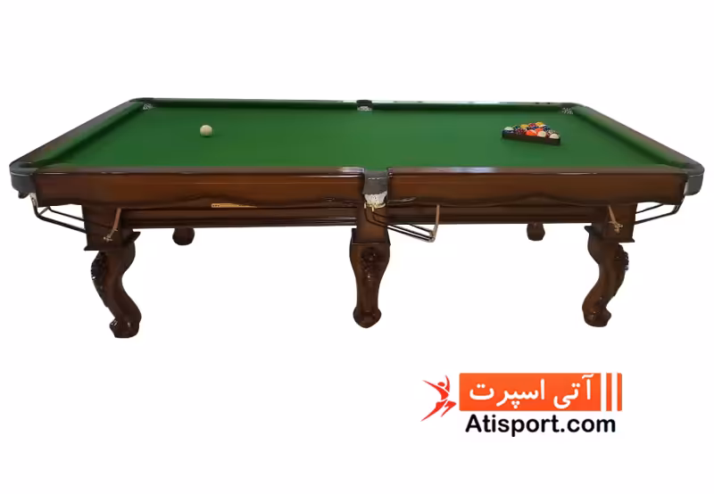 میز بیلیارد خانگی و باشگاهی قهوه ای H 09 گل