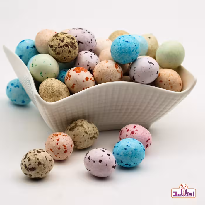 شکلات سنگی بلدرچینی اعلا (جیلی بیلی) 500 گرمی اعتماد سطلی