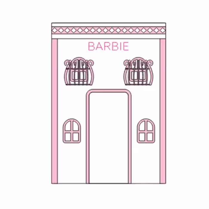 اسباب بازی مشاغل مدل ایستگاه آرایشگاه باربی کد 6460368