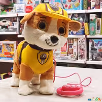 اسباب بازی سگ کنترلی طرح سگ های نگهبان تکی دردو مدل وارداتی ابعاد 18 در 23 سانت 