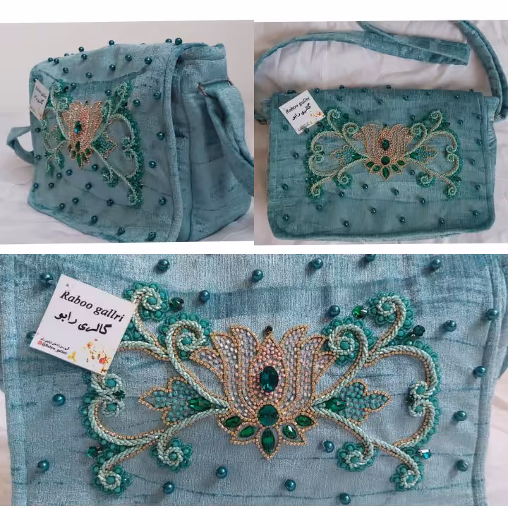 کیف مخمل رو دوشی زنانه