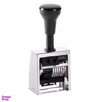 مهر شماره زن مدل Reiner B6 رنگ نقره ای