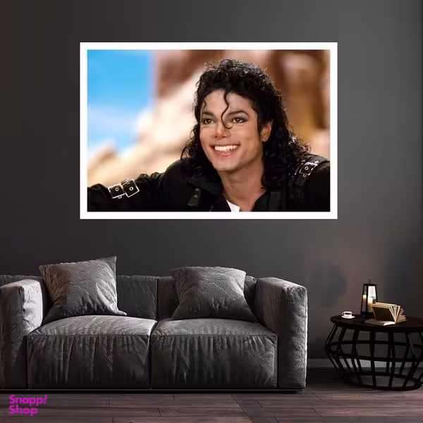 تابلو بکلیت طرح خواننده مایکل جکسون مدل قاب شاسی W-s9744