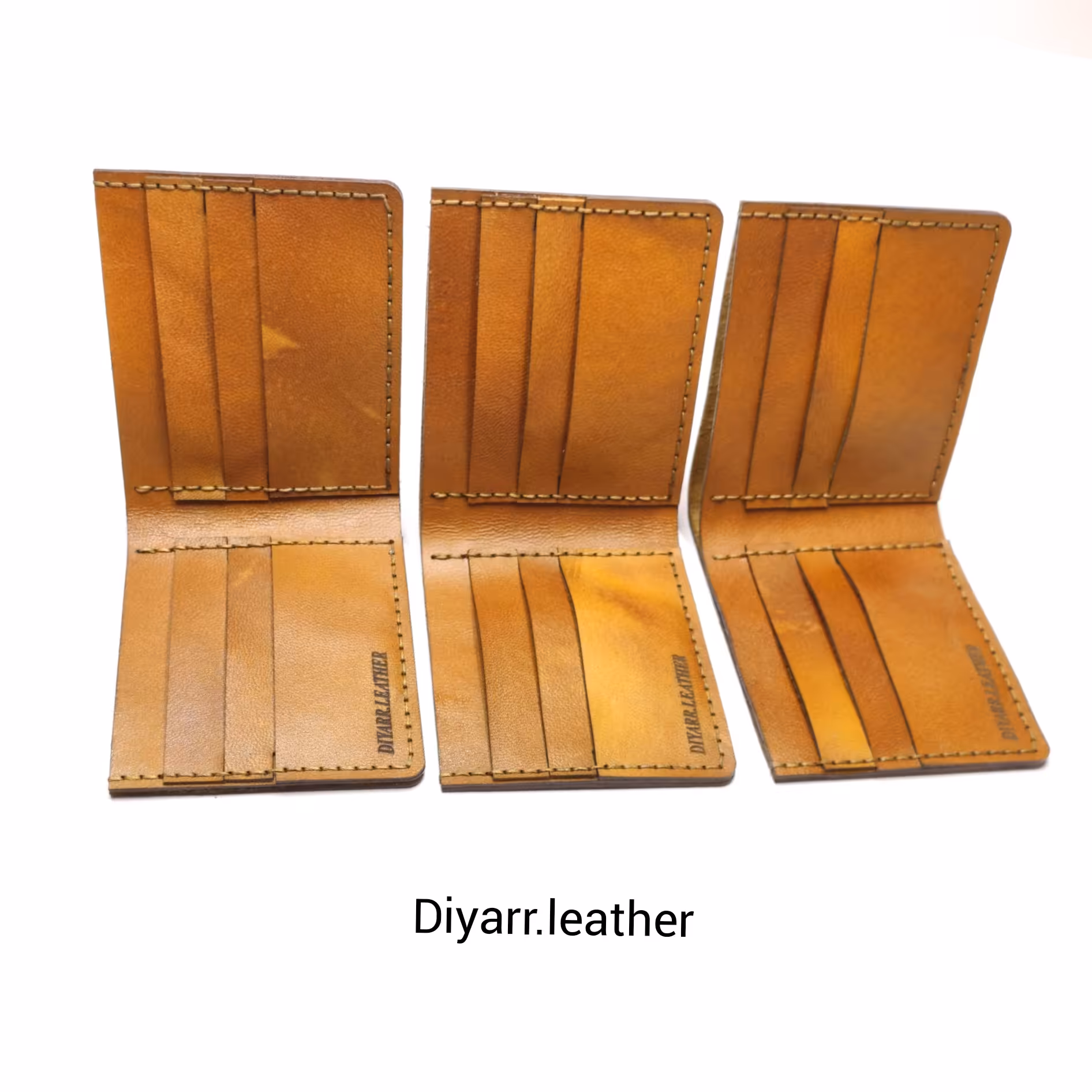 کیف پول چرم دستدوز  