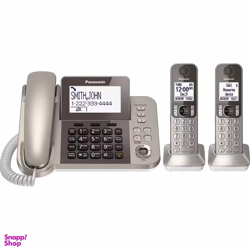 تلفن بی سیم پاناسونیک مدل KX-TGF352 مجموعه 3 عددی