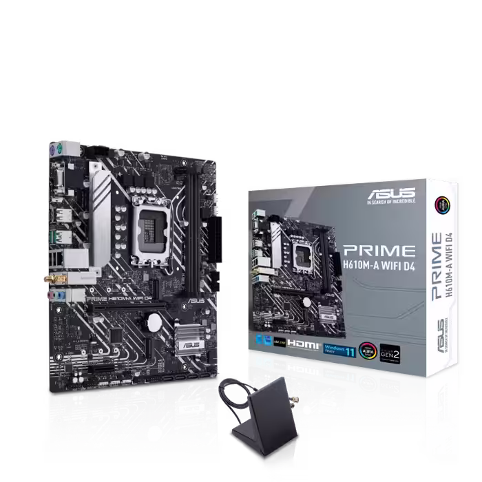 مادربرد ایسوس مدل PRIME H610M-A WIFI D4 سوکت 1700
