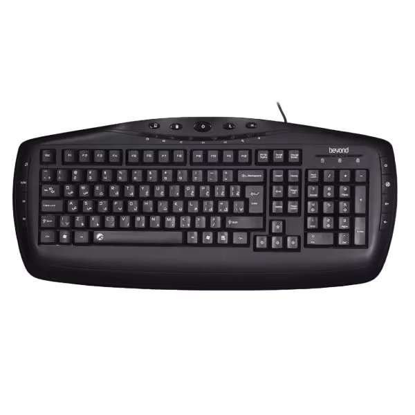 کیبورد USB بیاند (فراسو) مدل BK 6161Beyond BK 6161 USB Wired Keyboard