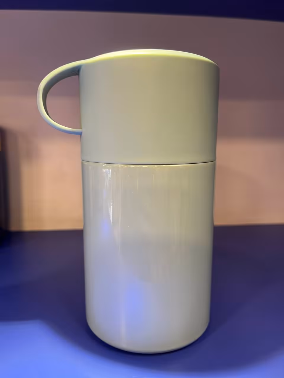 فلاسک غذای گرم ( و سرد ) نگهدارنده کودک 600 میل استیل  با قاشق تاشو VACUUM FLASK