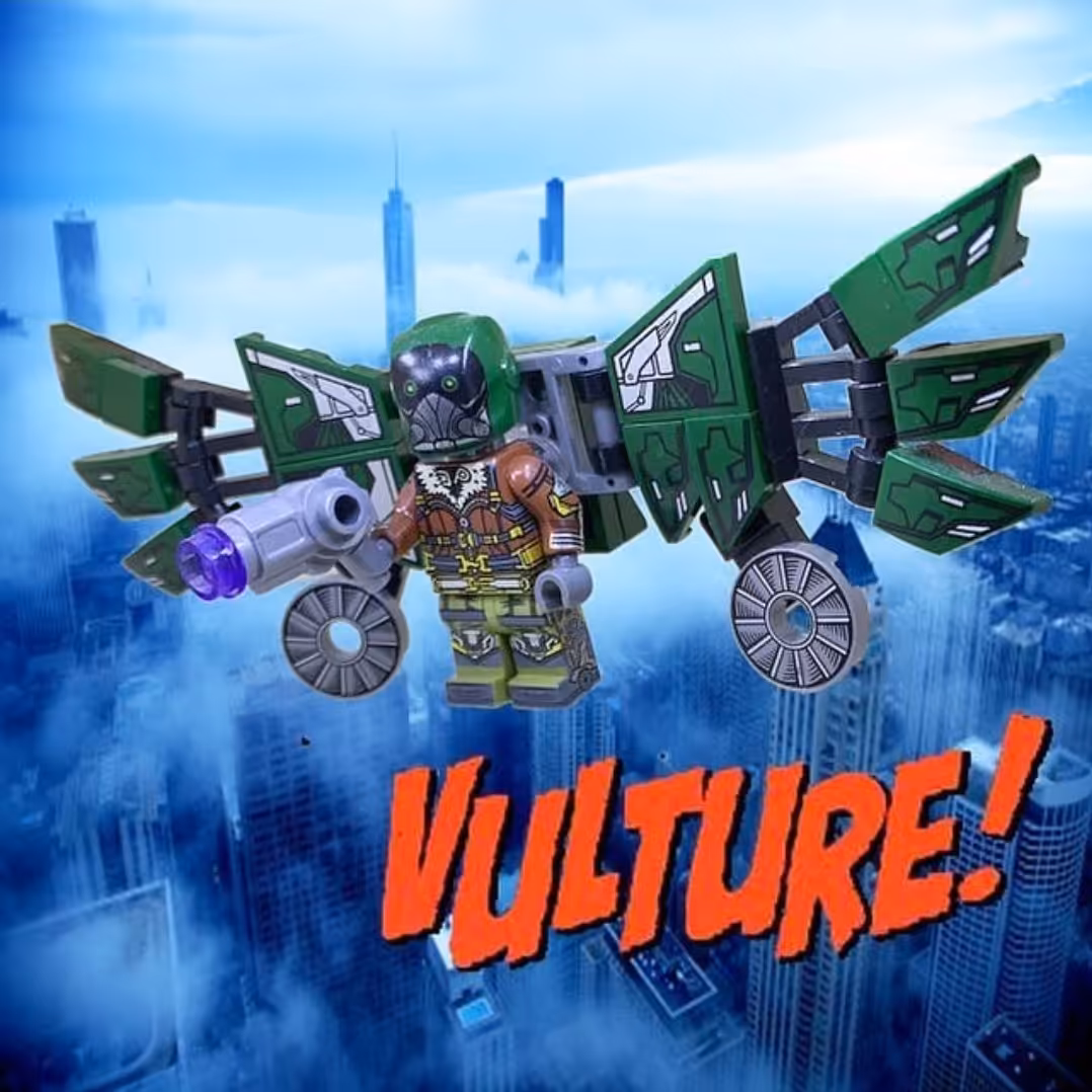 لگو کرکس با بال های ساختنی