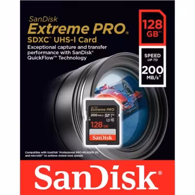 کارت حافظه sandisk Extreme PRO micro SD 128GB