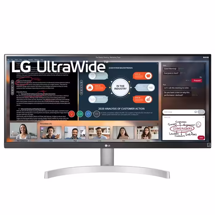 مانیتور طراحی و دیزاین ال جی Monitor Design LG 29WN600-W سایز 29 اینچ