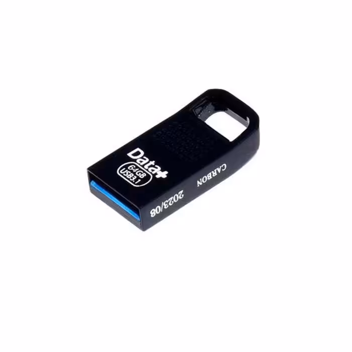 فلش مموری دیتا پلاس USB 3.1 مدل Carbon Black با ظرفیت 64 گیگابایت