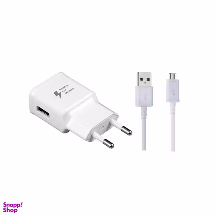 شارژر دیواری طرح سامسونگ مدل G78 به همراه کابل تبدیل microUSB