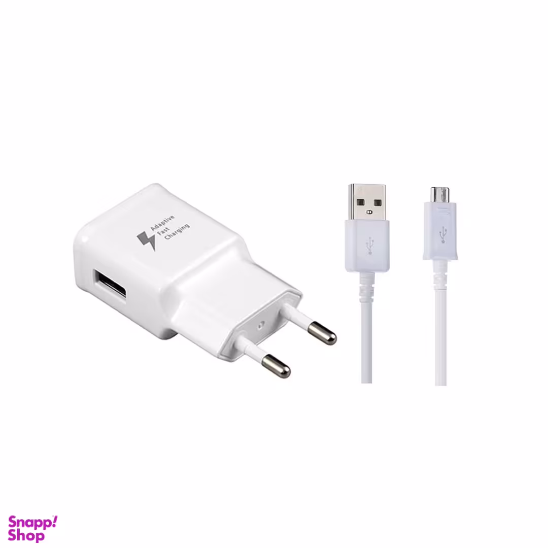شارژر دیواری طرح سامسونگ مدل G78 به همراه کابل تبدیل microUSB