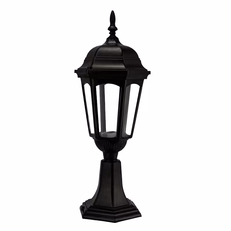 چراغ حیاطی سردری مشکی مدل کدro70