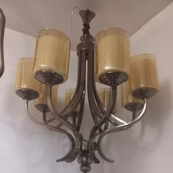 لوستر لهستانی مدل شکوفه محصول لوستر کلاسیک آیلین((پس کرایه))