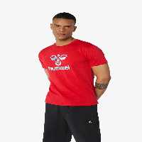 تی شرت قرمز مردانه آستین کوتاه دانته T shirt hummel