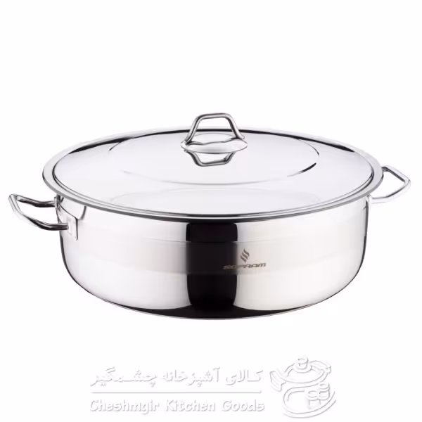 تابه دو دسته استیل سوفرام سایز 32