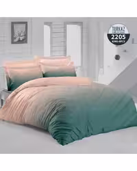 سرویس لحاف روتختی دو نفره 8 تکه میکرو تنسل گیاهی TURKAZ مدل 2205