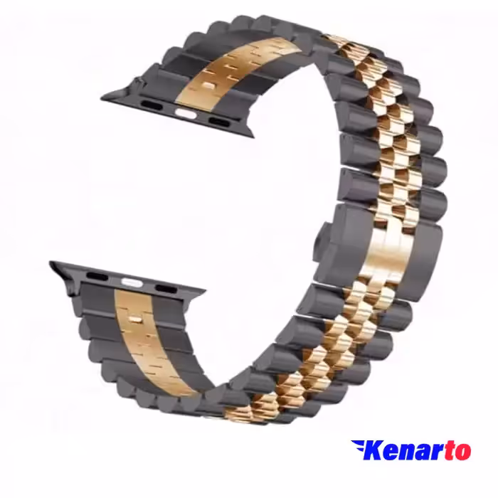 بند ساعت هوشمند مدل Five steel belts مناسب برای اپل واچ 42/44/45/49 میلی  متری