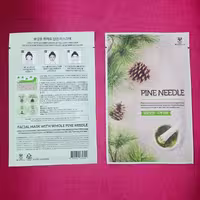 ماسک ورقه ایی صورت میراکل miracle با عصاره برگ کاج  در حجم 22 میلی لیتر