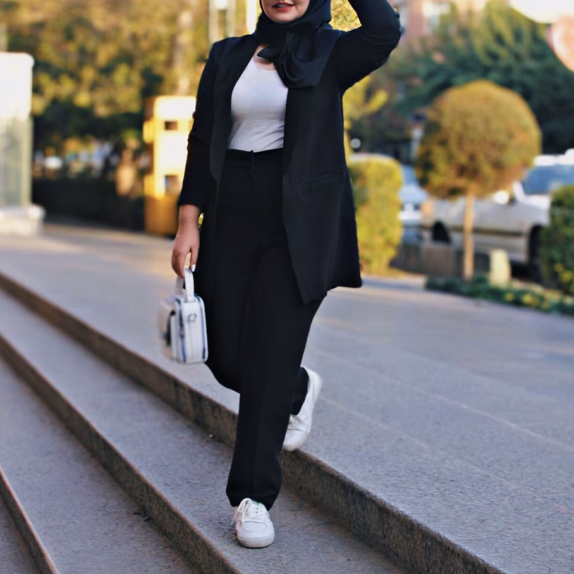 کت شلوار زنانه یقه آرشال