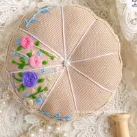 جاسوزنی آماده فروش گلدوزی شده با نخ دمسه مناسب جهیزیه و خیاط 