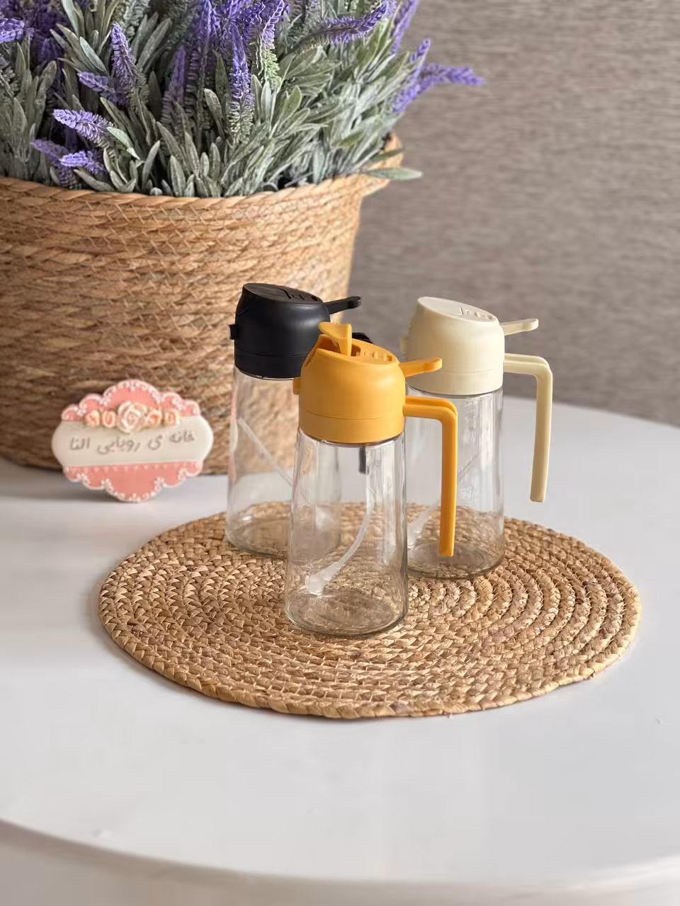 اسپری روغن و روغن ریز شیشه ای دو کاره کد 308