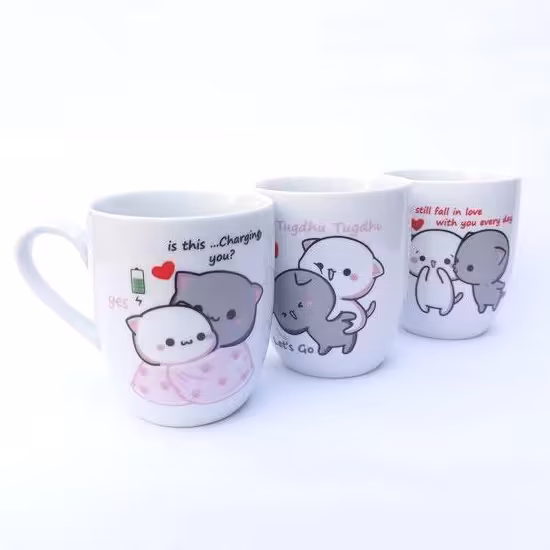 ماگ دسته دار طرح cute cat