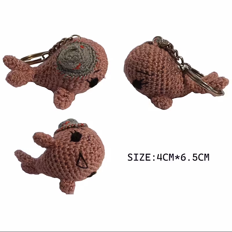 عروسک بافتنی ماهی جا کلیدی