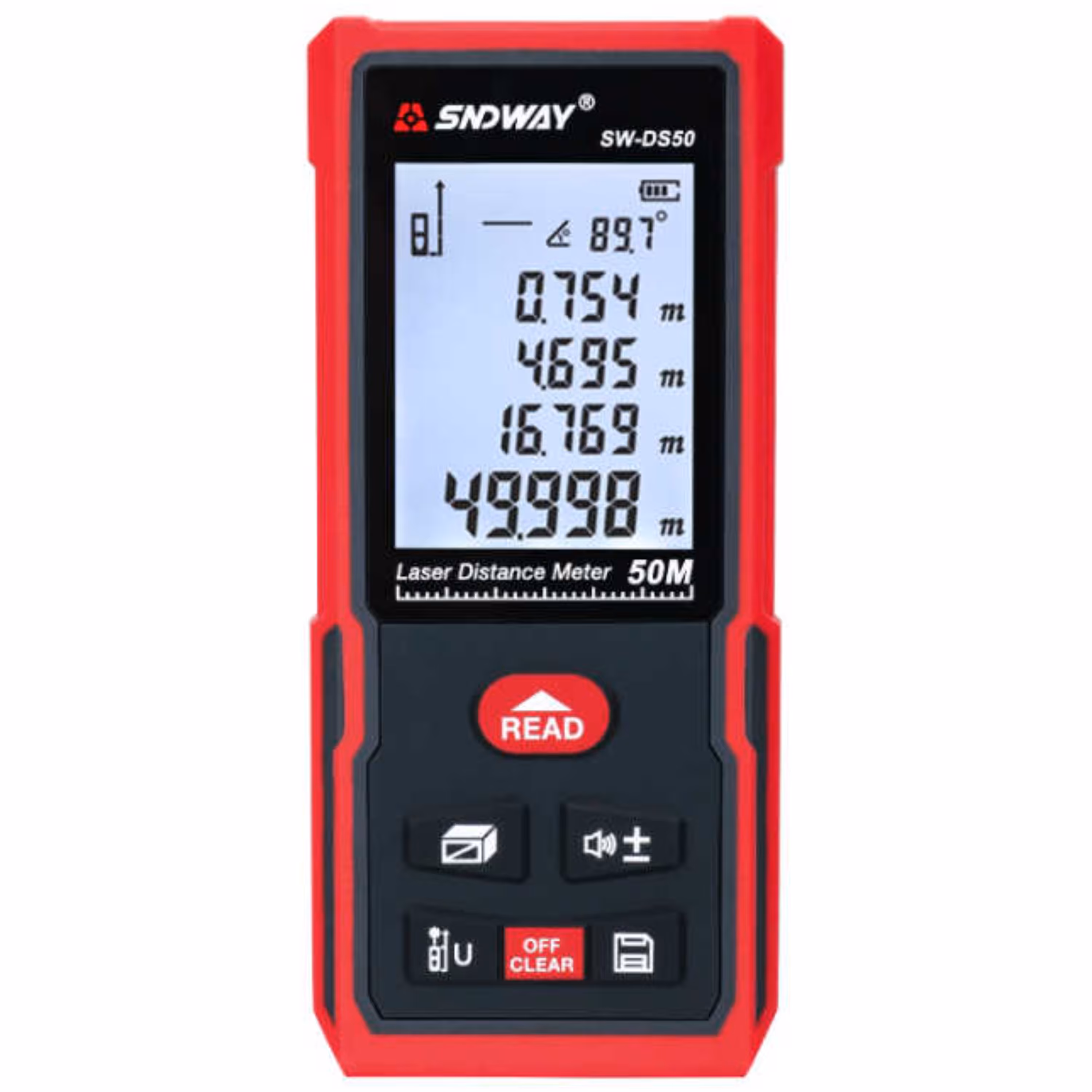 متر لیزری سندوی مدل SW-DS50