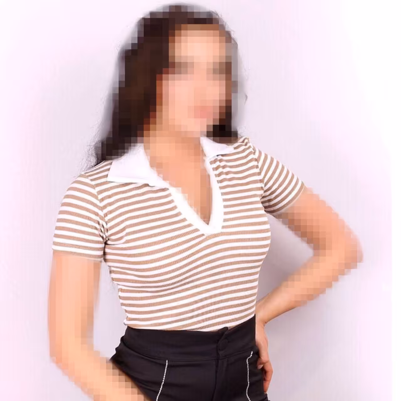 تیشرت کراپ راه راه کبریتی . وارداتی از ترکیه . سایز 36 تا 44 . نخ پنبه لطیف . کیوت ترین کراپ که می تونین داشته باشین .