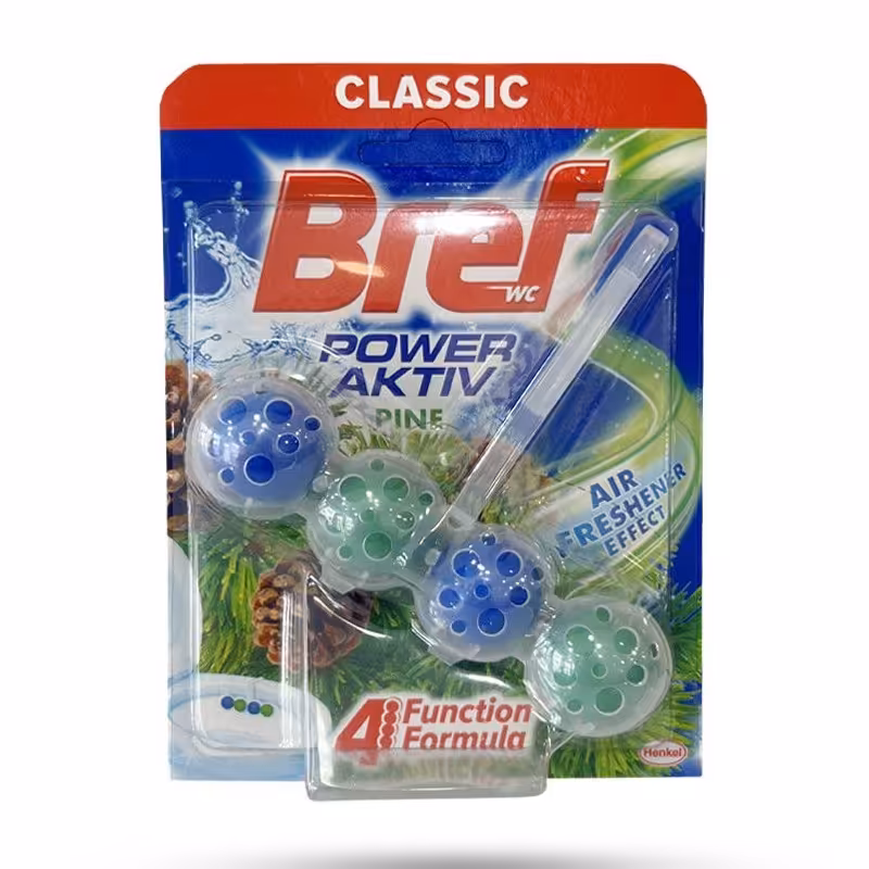 خوشبو کننده Bref برف توپی مخصوص توالت فرنگی با رایحه کاج 4 عددی