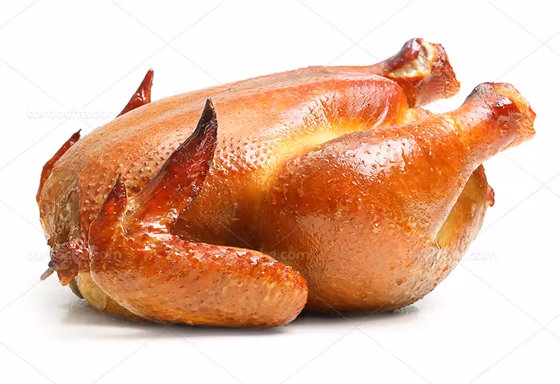 عکس مرغ کامل بریان باکیفیت | گرافیک با طعم تربچه