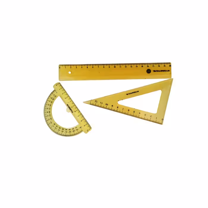 ست خط کش طرح نشکن مدل 001