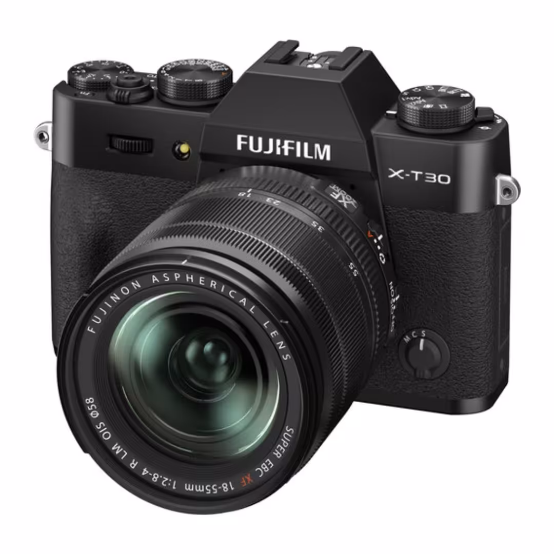 دوربین عکاسی فوجی فیلم FUJIFILM X-T30 II Mirrorless Camera with 18-55mm Lens (Black)