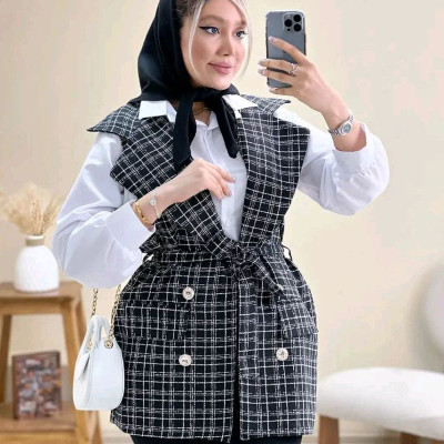 ست دوتیکه شومیزو وست کیفیت عالی
