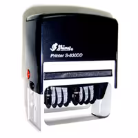 خرید دستگاه مهر شاینی دو تاریخ مدل S-830-DD سایز 38 × 75